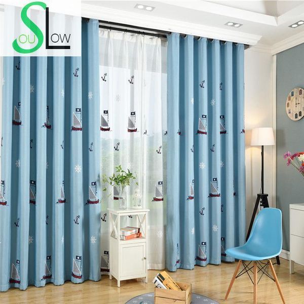 

curtain & drapes slow soul sailing cotton embroidered window curtains children bedroom for living room tulle kitchen short and baby1