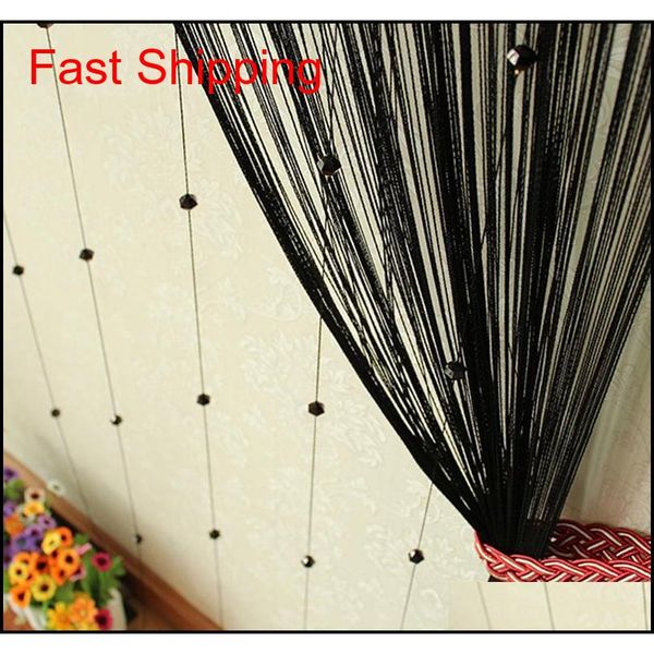 

crystal beads tassel silk string curtain tassel curtain window valance door divider sheer panel curt jlljmr yeah2010