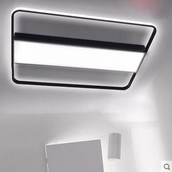 Tavan Işıkları Oturma Odası Lambası LED Dikdörtgen Modern Minimalist Atmosfer Ev Nordic Yaratıcı Yatak Odası Çalışma Aydınlatma Armatürü