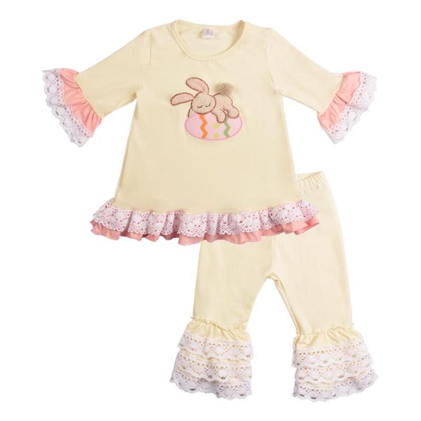 

wholesale cute remake boutique easter girl embroidery 100% cotton baby clothes costumes for baby girl 2811-854-hy, Blue