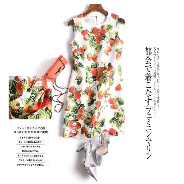 

2020 collar new round feminine a word thin waist sleeveless dress printed in colour sqvu, Black;gray