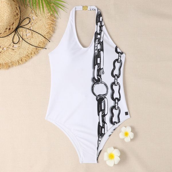 

2022 summer designer swimwear one-pieces beach bikini fashion restoring ancient luxury swimsuit, White;black
