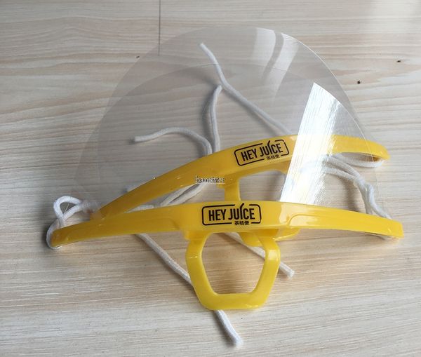 

transparent mask catering food l plastic rubber for kitchen restaurant waiter smile prevent mist spit wmtdyb comb2010