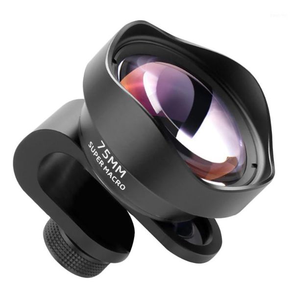 

pholes 75mm mobile macro lens phone camera macro lenses for xs max xr 7 s9 s8 s7 piexl clip on 4k hd lens1