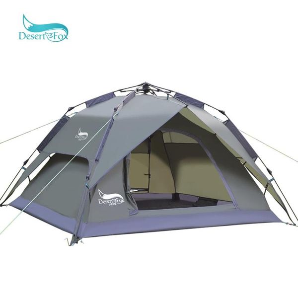 

tents and shelters zomake automatic camping tent, 3-4 person family tent double layer instant setup protable backpacking for hiking travel