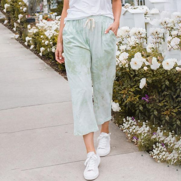

yoga outfits 2021 women kawaii chic trousers casual tie dye loose straight pants female cute japan harajuku bottom for women1, White;red