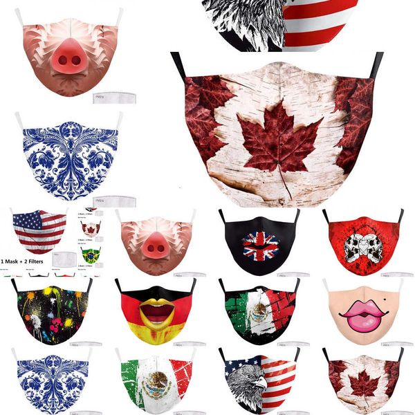 

italy spain fighting flag keep print forza mask face masks fabric protective pm2.5 reusab nrfhnrfh f363
