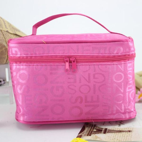 

cosmetic bags & cases portable women men bag for makeup toiletry wash organizer handbag foldable travel female necessaire