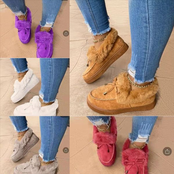 

vbnmp authentic love apartment dinosaur stitch plus velvet thickening more cotton cotton super mop warm yarn soft snow boots mop cartoon, Black