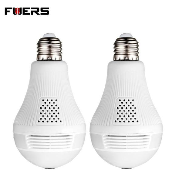 

cameras fuers wifi ip camera hd960p home security panoramic bulb indoor 360 degree led light lamp motion detection surveillance