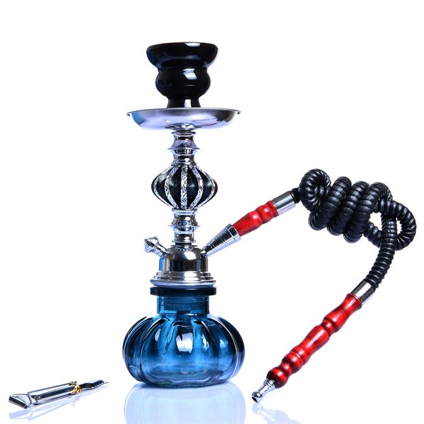 

2020 portable travel hookah small pipe set nargile chicha with narguile hose bowl tongs charcoal tray accessories