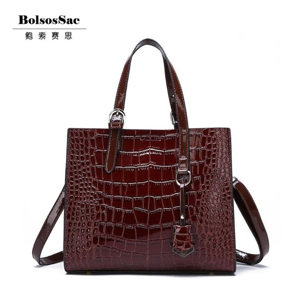 

bolsossac 2020 luxury women bag wome's handbags fashion alligator pu leather shoulder bag tote female over lady dress handbag