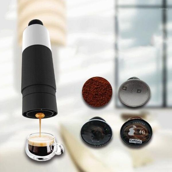 

coffee roasters mini hand pressure portable machine cooking cup manual 21 bar italian espresso maker extraction pot1