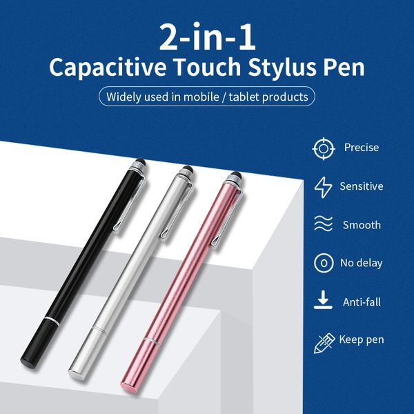 

2 in 1 universal touch screen pen for phone capacitive tablet stylus pen for mobile phone stylus drawing tablet pens