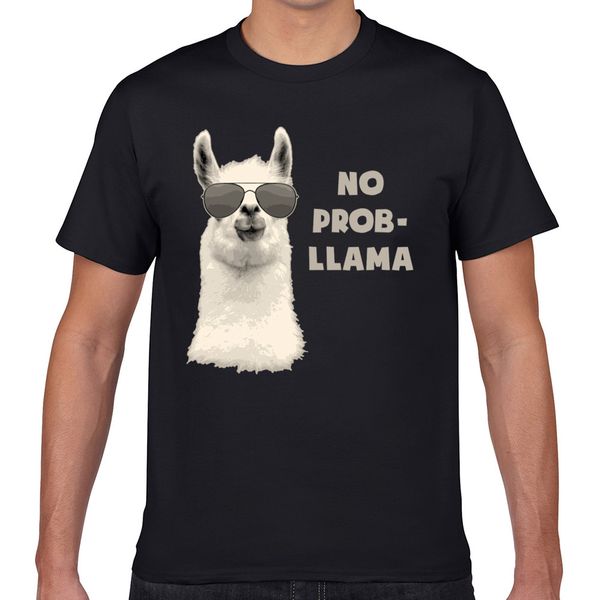 

t shirt men no problem llama vogue vintage geek print male tshirt xxxl sport hooded sweatshirt hoodie
