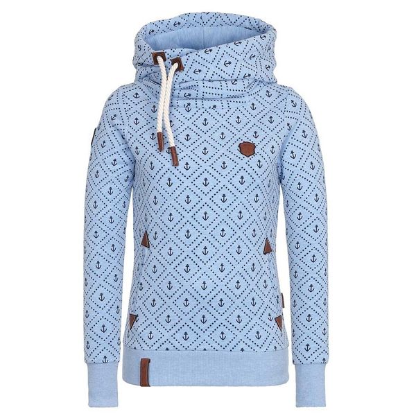 Moda- Mulheres Hoodies designer com padrão único de impressão manga comprida moda casual pulôver camisas S-5XL Plu Tamanho