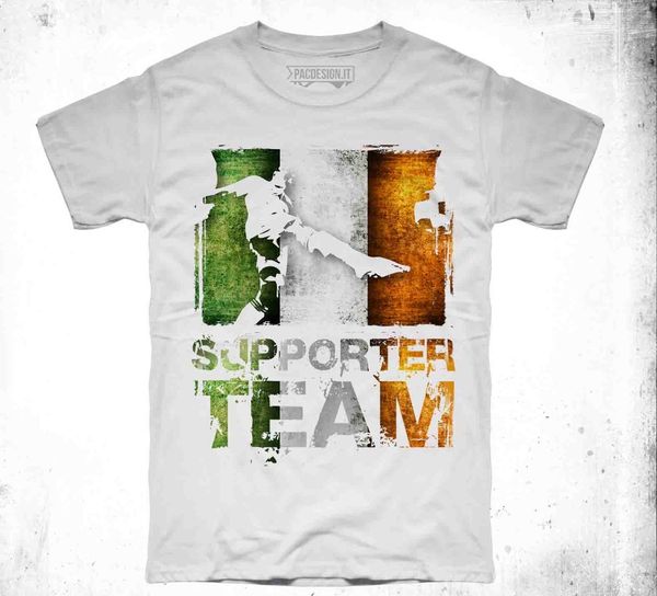 

sport 2019 new plus size mens homme summer short sleeve t-shirt support irlanda mondiali europei nazionalemake your own shirt