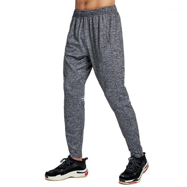 

running pants 2021 long men breathable fashion workout training trousers sport jogging sweatpants fitness zipper1, Black;blue