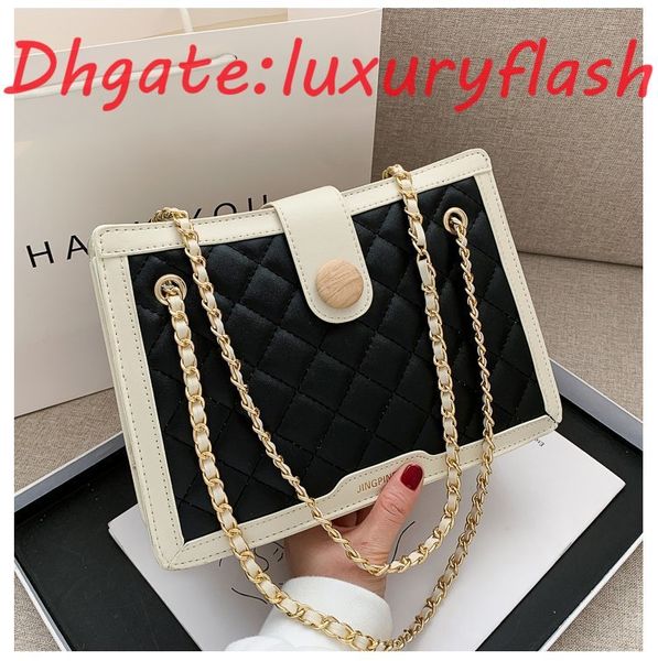 

hbp luxuryflash new fashion trend net red feminine temperament simple rhombic chain atmospheric women's shoulder bag