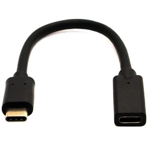 

usb cable adapter compatible type-c male to female charger converter extension extender cord cable1