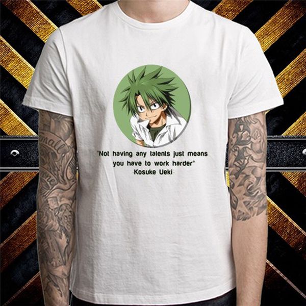 

new the law of ueki quote anime cartoon men's white t-shirt size s to 3xl popular tagless tee shirt sport hooded sweatshirt hoodie