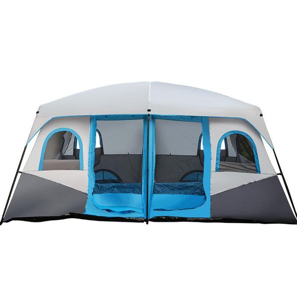 

5-8 people outdoor camping tent two bedroom portable folding tenda large marquee waterproof tente hiking travel picnic barraca