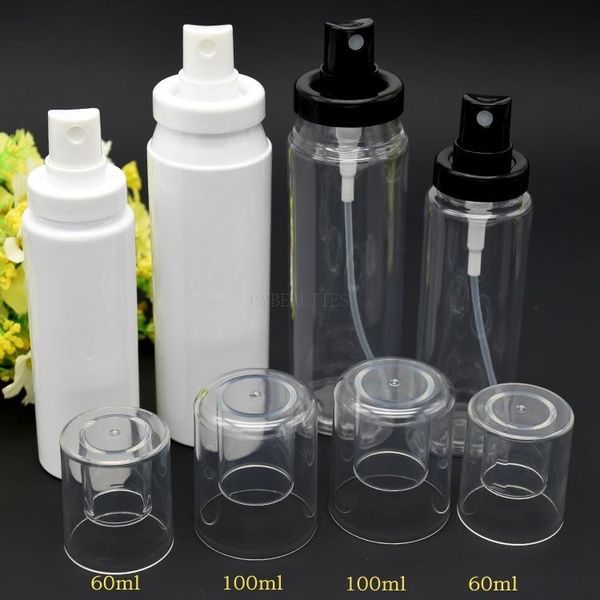 

60ml 100ml 120ml clear white pp perfume mist spray bottles empty plastic atomizer sprayer containers 100pcs/lot