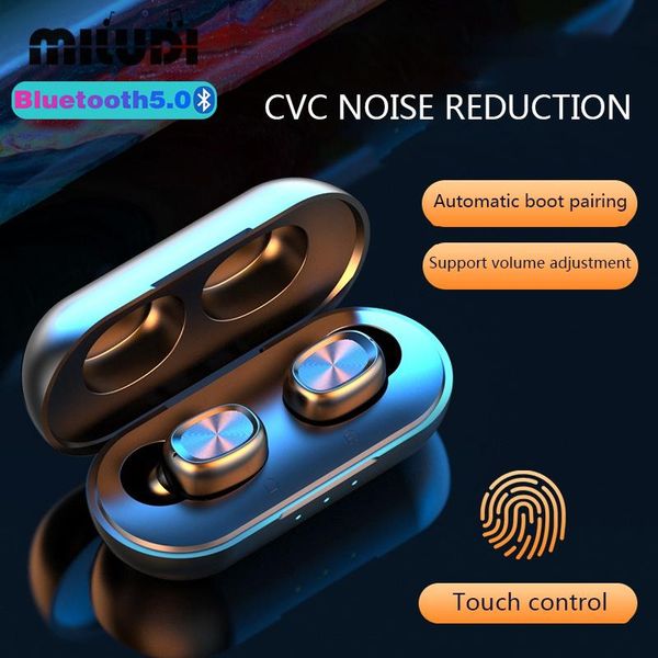 

tws b5 mini wireless bluetooth earphone music headphones touch control sports earbuds business headset for huawei