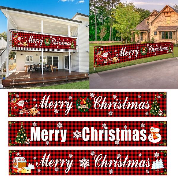 

oxford cloth banner merry christmas for home 2020 cristmas outdoor decor xmas navidad noel happy new year 2021