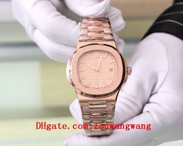 

2020 boss sport nautilus man watches rose gold wristwatches pp mens watch d2064, Slivery;black
