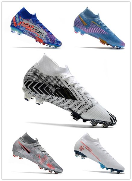 

wholesale mens fg pro soccer cleats hi korea mbappe rosa shoes mercurial superfly 7 elite sancho elite outdoor cr7 mercurial football boots