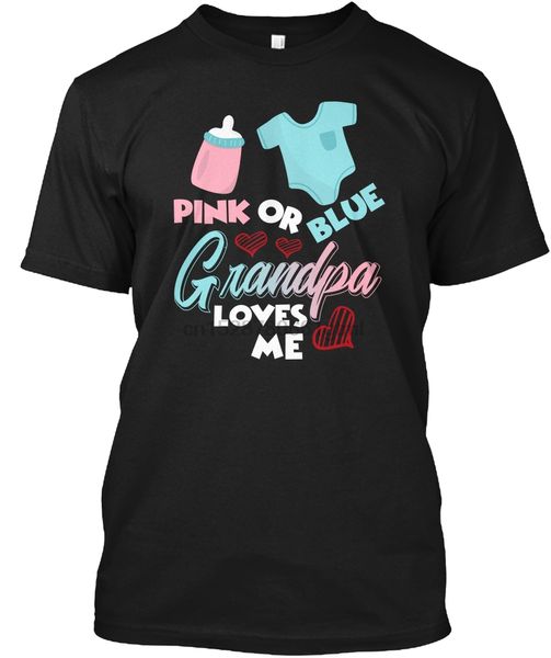 

men t shirt pink blue grandpa gender reveal t shirt women t-shirt sport hooded sweatshirt hoodie