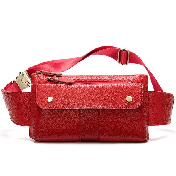 

women bag genuine leather messenger chest bag clutch female multi-functional handbag cross body phone bags
