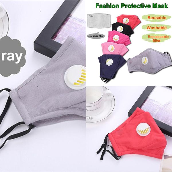 

us945u mask anti-dust reusable respirator 2 carbon filter protective pm2.5 face masks washable with valve 4 n