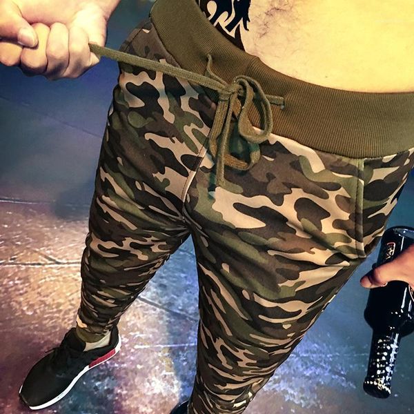 

wholesale-men's slim fit skinny pretend sweatpants harem pencil pants trousers solid hip hop male trousers pants camouflage casual pant, Black