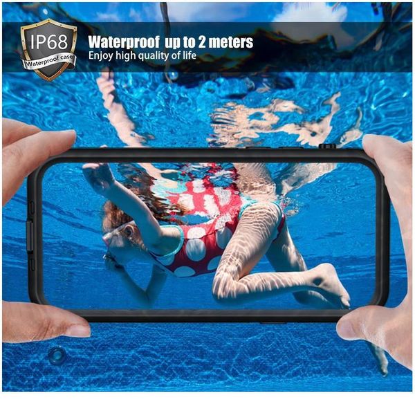 

shellbox waterproof case for iphone 12 11 pro max xr xs max swimming case for iphone 8 7 6s se plus sh qylrks