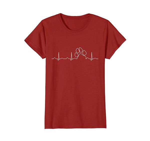 

new summer style men tee shirt pawprint heartbeat shirt, funny cute rescue dog cat gift fashion t-shirt sport hooded sweatshirt hoodie