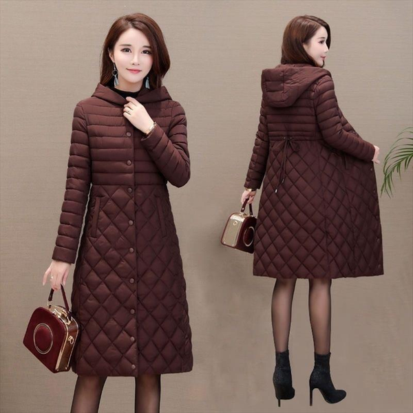 

new autumn 2020 winter women fashion cotton warm loose jacket hoodie long parkas warm jackets female winter fashion coat l 4xl, Black