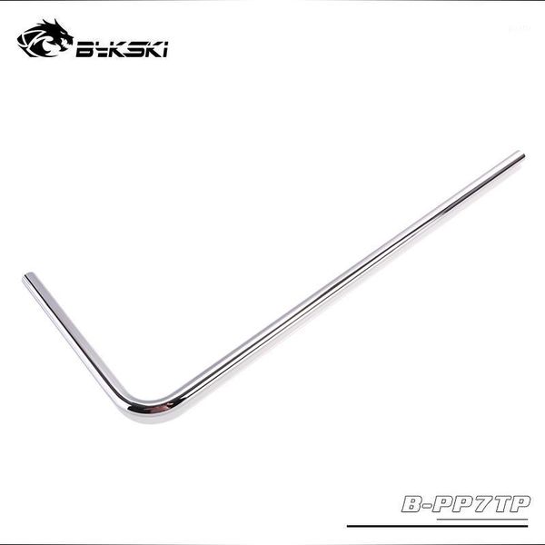 

bykski metal brass hard tube 500x200mm,90 degree bend g1/4" 12x14mm rigid pipe ,blue ,red,gold,black,silver ,b-pp7tp500x2001