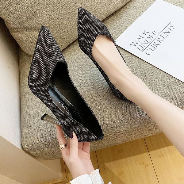 

women pumps high heels women shoes thin heels female shoes wedding black sliver white ladies woman