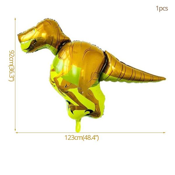 

11шт мальчики на день рождения dino party dinosaur foil balloon confetti ballons ballons dino air baloon globos baby душ декор декор джетмху