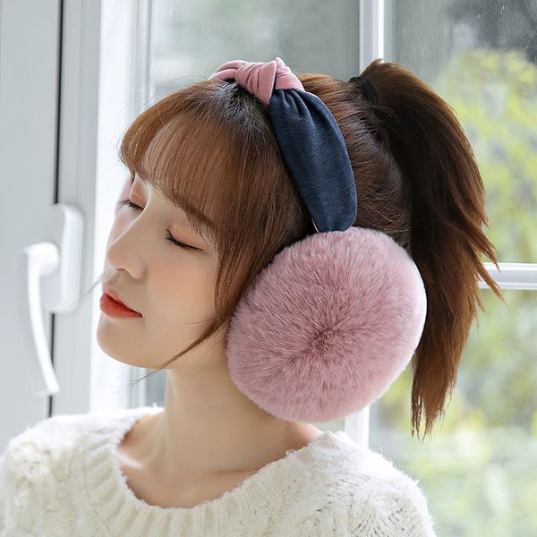 

in korean warm lovely earmuffs for women version anti ing winter protection color matching ear cap