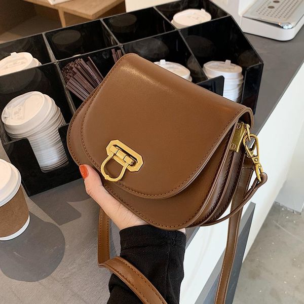 

2021 vintage small pu leather bucket bags for women 2021 winter crossbody shoulder bag handbags trending luxury hand bag