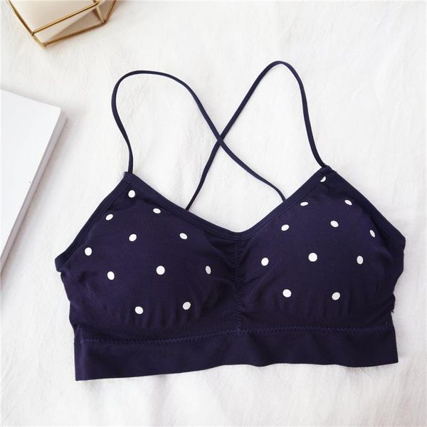 

aossviao белого горошек крючок трусики cami лето женщин backless up tank tops женского streetwear мода 2020 crop топ sqchjb pp2006, White;black