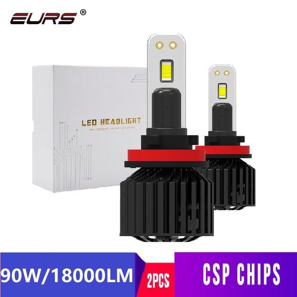 

eurs 18000lm car headlight h4 h7 h1 h11 led auto lamps h3 9005 9006 3 4 led canbus headlamp fog light car accessories c321