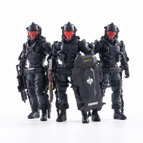 

1/18 joytoy action figures (4pcs/set) hell grim reaper and single female selina military soldier figure model toys collection 1008