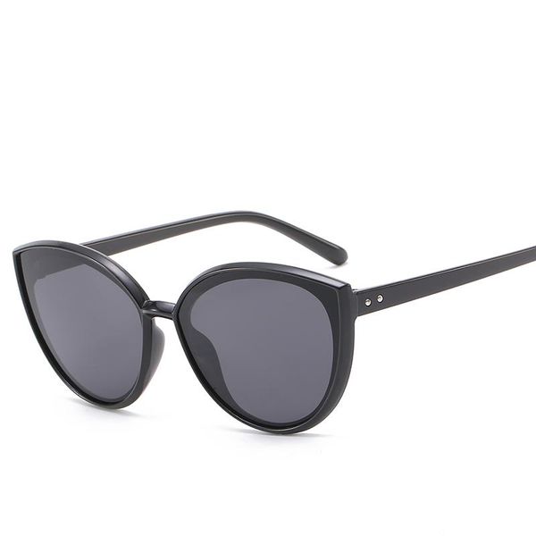 

2019 hjybbsn cat eye mirror sunglasses women vintage brand designer oversized sun glasses ladies colorful eyewear multicolor bbywdx