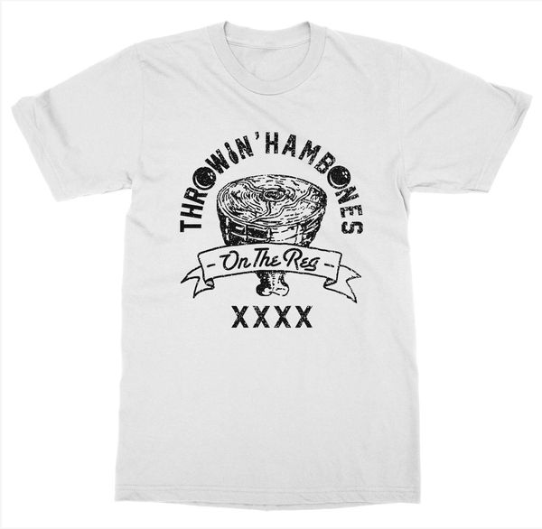 

new men's throwin' hambones t-shirt bowler score game pin ball strike spare frame gutter tee shirt sport hooded sweatshirt hoodie