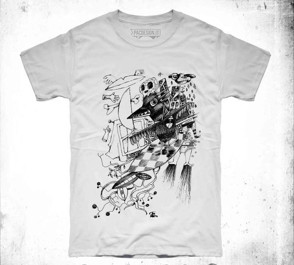 

2018 men's short sleeve t shirts uomo drawing city of crow indie vintage happiness cool shirts sport hooded sweatshirt hoodie