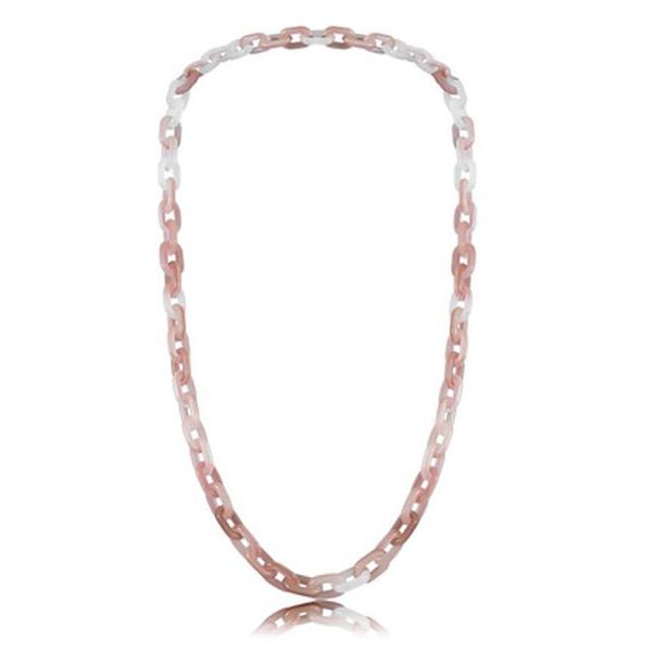 

aomu 1pc красочные акриловые длинные цепи ожерелье для женщин bijoux партии способа ожерелье ювелирных изделий аксессуары sqcwsw homes2007, Black